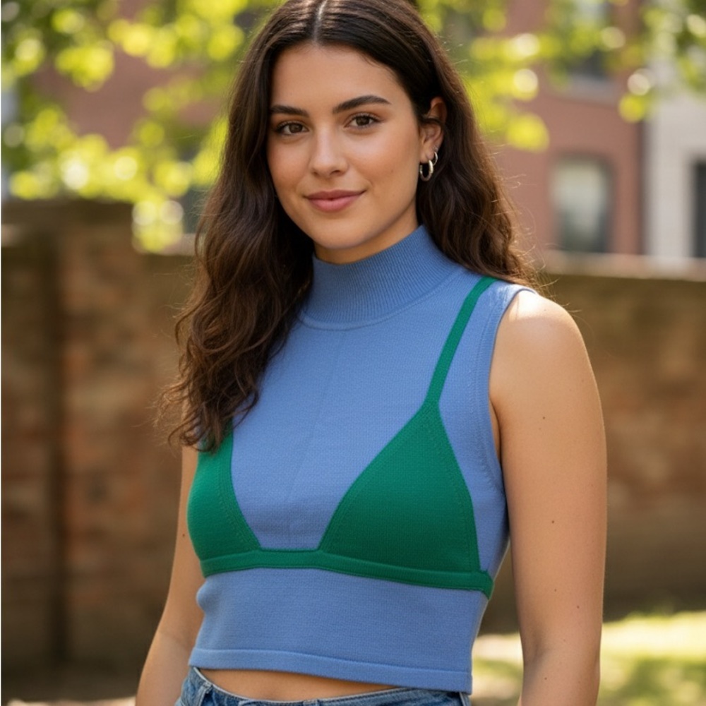 Vintage Bikini Detailing Top